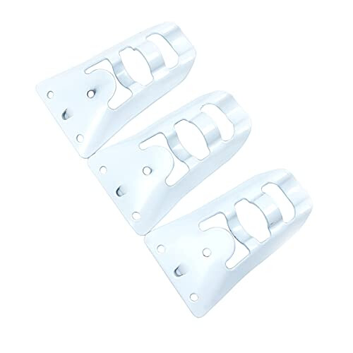 3pcs Wall Mount Flag Bracket,Adjustable Aluminum Wall Mounted Flag Holder Windsock Base Pole Aluminum Mounting Flagpole Bracket 1