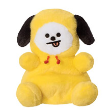 Aurora, 61504, BT21 CHIMMY Palm Pal, 5In, Eco-friendly soft toy, Yellow - Plush Soft Toy