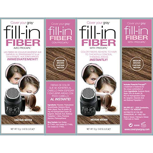 Pro Fill-In Fibers with Procapil - MEDIUM BROWN 2