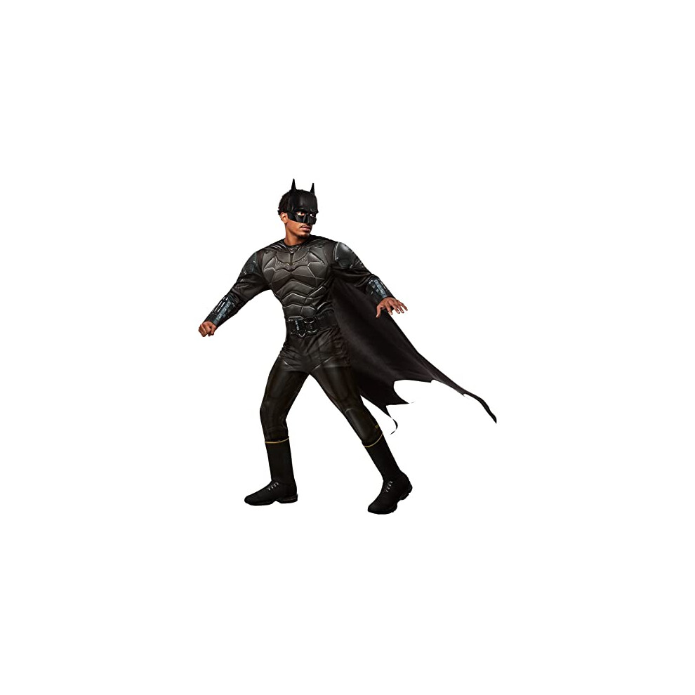 Rubies Official Dc The Batman, Batman Adult Costume, Adult Superhero Fancy Dress - X-Large