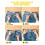 Botão Extensor de Cintura ZEFFFKA para Jeans e Saias 4 pcs Cores Variadas 4