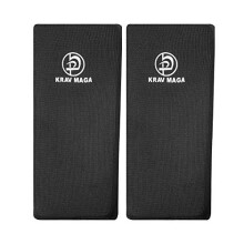 Krav Maga Black Elasticated Cotton Forearm Guards ( Padded Both Sides )