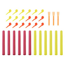 Fishing Bait Foam Sticks Zig Aligna Kit Fishing Zig Foam Fishing Bait Foam Sticks for Rigs Carp Fishing Accessories Tackle Pack of 33pcs