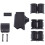 Abus Lucchetto USH 470 Stanghette Multidock, Colore Nero, 18578 1