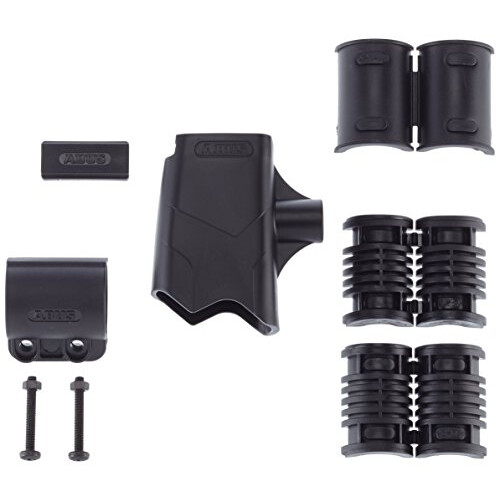 Abus Lucchetto USH 470 Stanghette Multidock, Colore Nero, 18578