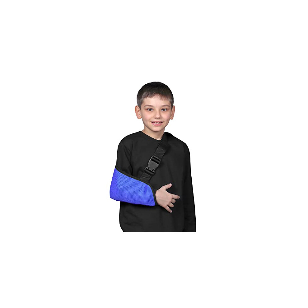 Soles Soles79 Pediatric Mesh Arm Sling With Padded Shoulder Strap (Blue)