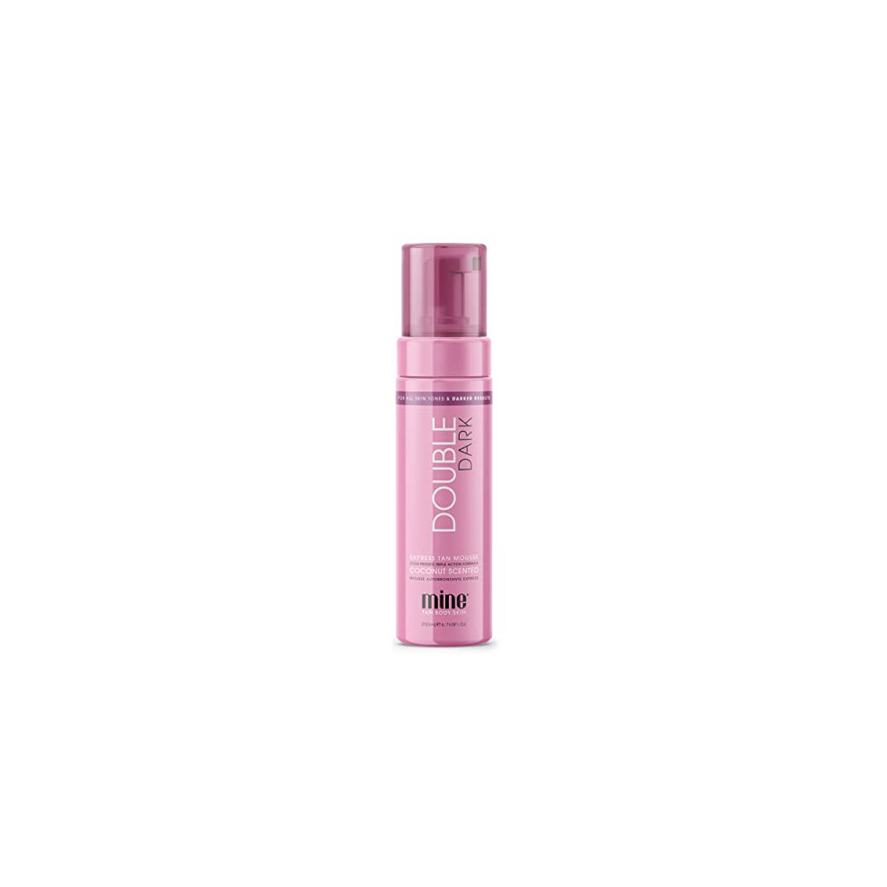 Double Dark Fake Tan Mousse - Dark Bronzed Glow For All Skin Tones & Darker Tanning Results, 200ml, Self Tan for Body, Self Tanner, Sunless Tanning,