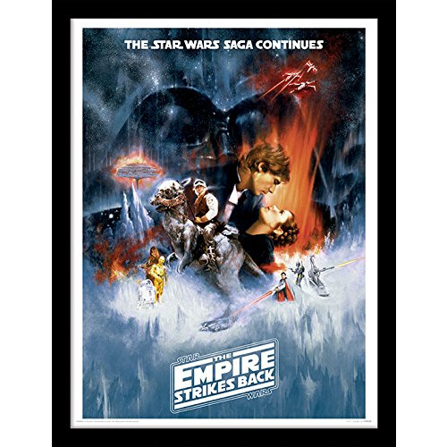 Star Wars The Empire Strikes Back (One Sheet) Memorabilia, Multi-Colour, 30 x 40 cm