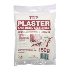 Plaster and Render Fibres Additive 2.2mm Fibres 150 Grams