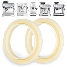 54mm Silicone Steam Ring, 2PCS Grouphead Gasket Replacement Accessories, No BPA Silicone Gasket Seal, for Breville Espresso Machine