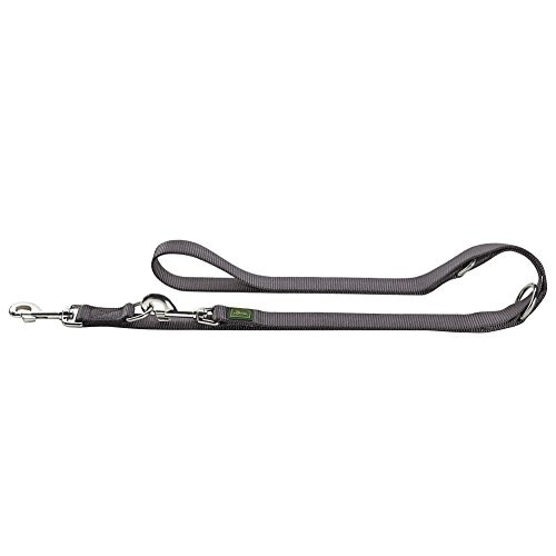 Hunter Nylon Training Lead Rope, 15/200, Medium, Grey
