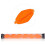 6pcs Float Foam Olive Shape Indicators Fly Fishing Accessory, Red 6