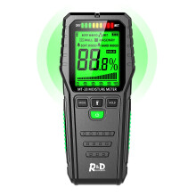 Pinless Damp Moisture Meter MT28 Digital Moisture Detector Paper Humidity Tester for Wood Building Material Firewood Walls Paper Floor (Green)