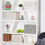 Grey Fabric Storage Boxes with lids. Stackable and Foldable. For wardrobes, shelves, clothes, bedroom, office, cupboard, keepsake memory box, crafts, 3