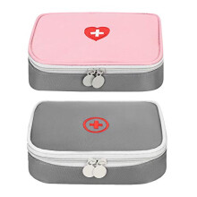 2Pack Empty First Aid Bag Mini Medical Kit Pouch First Aid Kit Travel Emergency Bag Pouch Compact Survival Medicine Storage Bag Organizer For Home