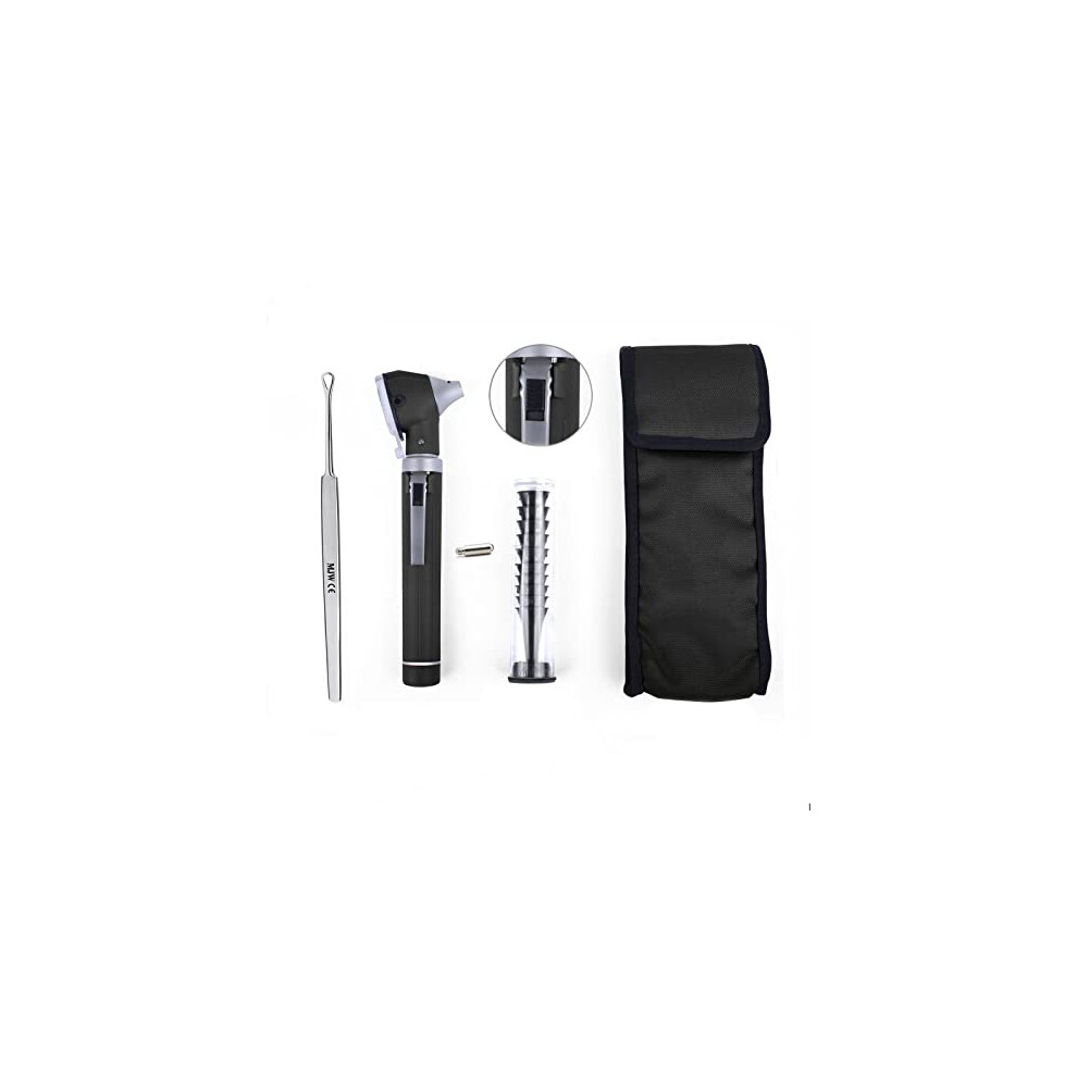 Mjw Fiber Optic Mini Otoscope Ear Healthy Tool For Home Use With Led Light