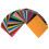 Soft Thick Polyester Texture Felt Square Sheets for Textile Fabrics DIY Craftwork Sewing Patchwork, Arts and Crafts, 50 Colour Sheets in 25 Assorted 5