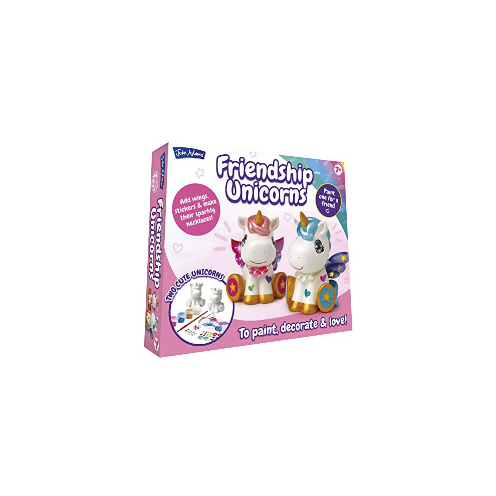 | Friendship Unicorns Craft Kit: Paint & Style with Paint, Beads and Stickers | Arts & Crafts | Ages 7+