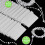 Vertical Blind Weights and Chains For 89mm (3.5") - Replacement Spares Pack (10 Pack) 2