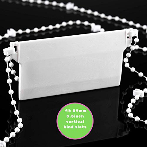 Vertical Blind Weights and Chains For 89mm (3.5") - Replacement Spares Pack (10 Pack) 2