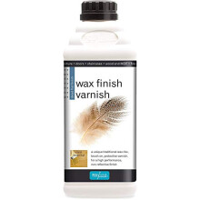 Polyvine Clear Dead Flat Wax Finish Varnish 1 Litre
