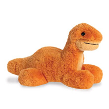 Aurora, 31862, Mini Flopsie Brontosaurus Dinosaur, 8In, Eco-friendly soft toy, Orange - Plush Soft Toy