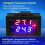 12V DC Thermostat Controller All-Purpose Digital Temperature Controller Thermostat with Sensor Digital Display Microcomputer 4