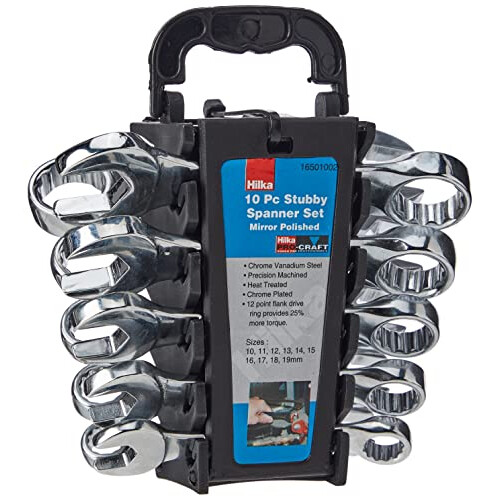 Hilka 10p Combi Stubby Spanner Metric 1