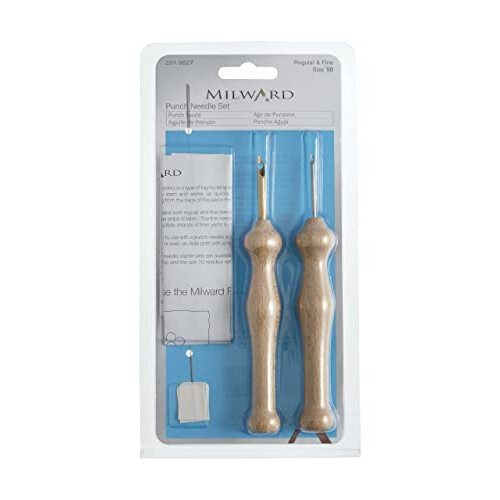 2519027 Punch Needle Set: Size 10: Regular and Fine, Natural