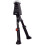 bipod stand 26-28 height adjustable aluminum, black, 6604 1