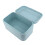 Large Bread Box,Solid Color Retro Metal Bread Bin Box Storage Container for Kitchen Countertop(Blue) 4