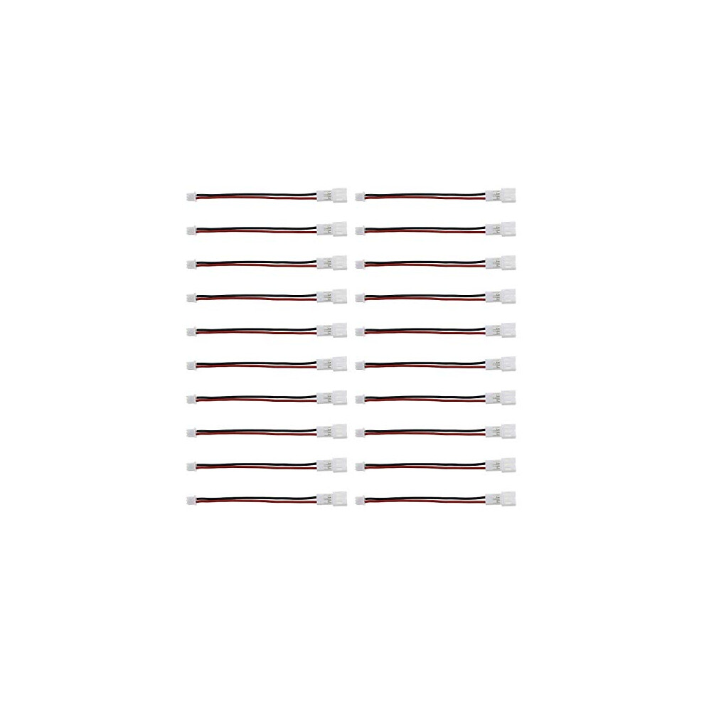 20Pcs 2 Pin Battery Connector Plug, Micro Jst 1.25Sh Female To Jst-Ph 2.0 Male For Rc Battery Charger Board 712198014898