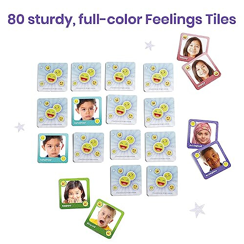 Learning Resources hand2mind Gioco della Memoria Espressioni, Carte Emozioni per Bambini, Gioco di Abbinamento 1