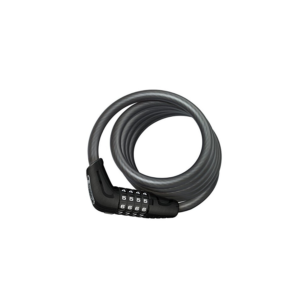 PHANTOM 8950/180 KF - Cable Bike Lock Set with KF Saddle Clamp Bracket - 12/15mm - ABUS Security Level 5 - Black