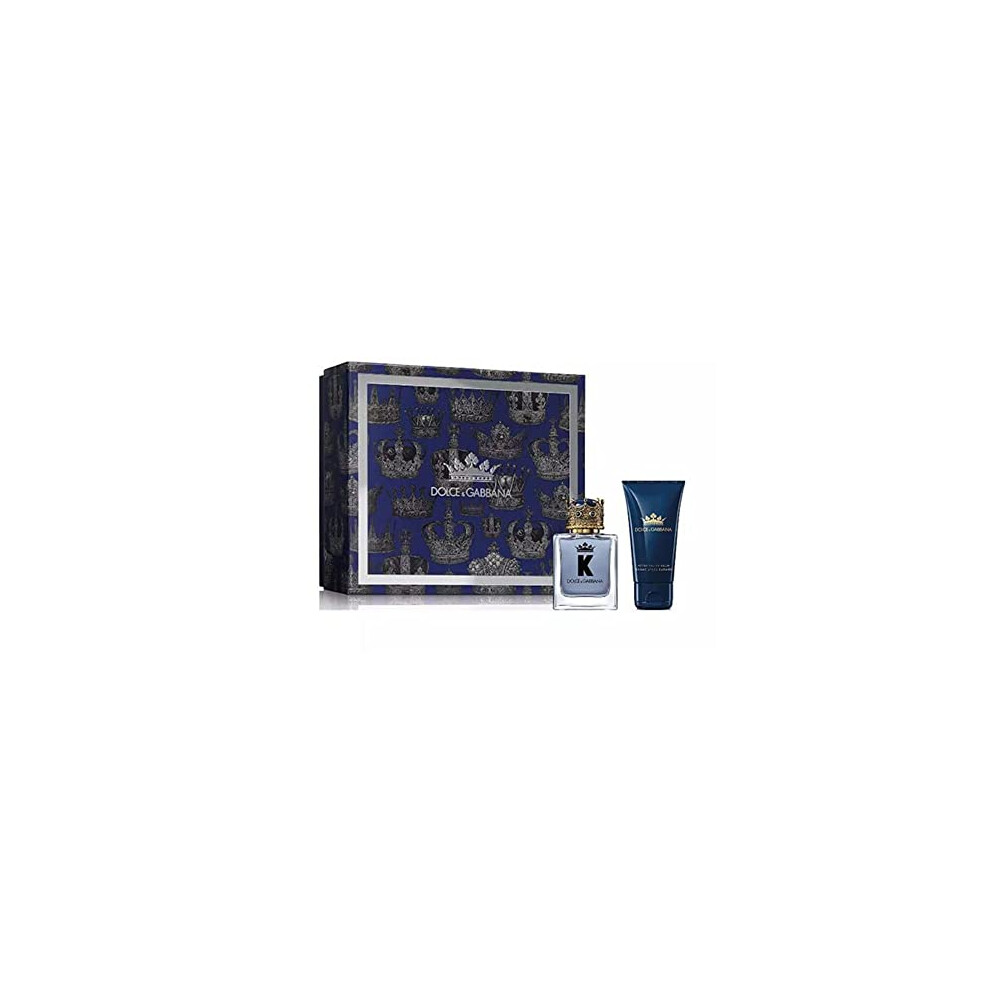 Dolce & Gabbana K Gift Set 50ml EDT  Spray + 50ml Aftershave Balm