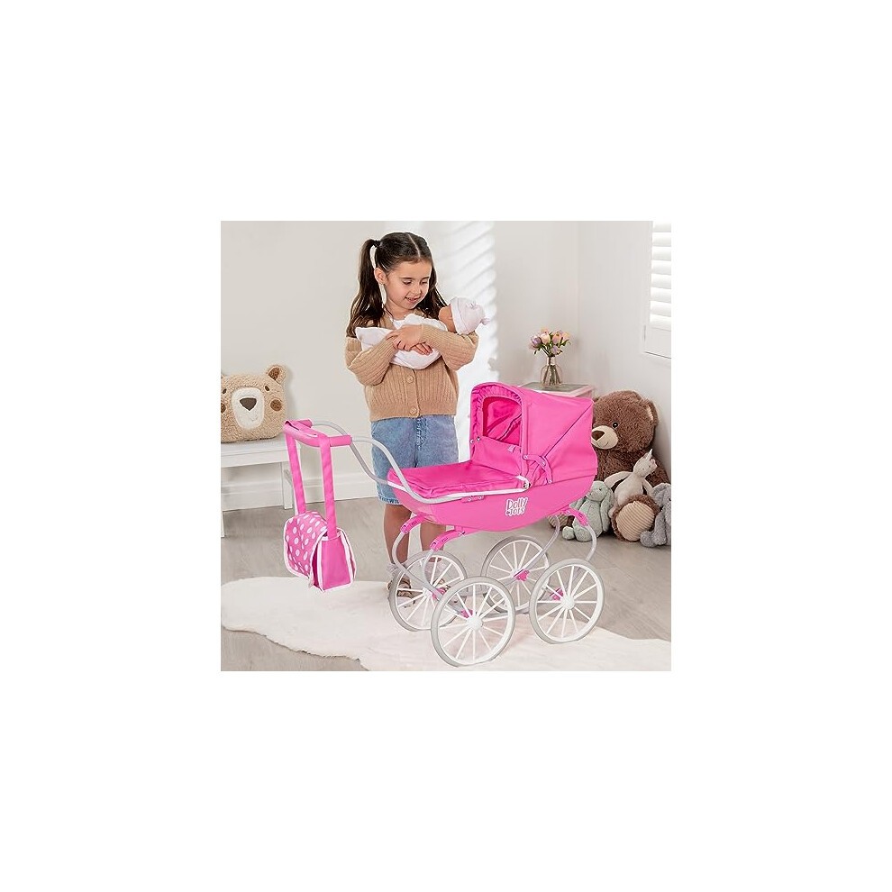 Doll and carriage on sale