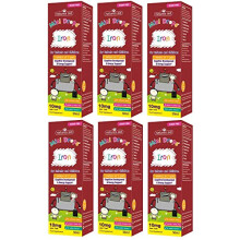 Iron Mini Drops for Infants and Children, Cognitive Development, Sugar Free, 50 ml (Pack of 6)