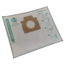 H89 Vacuum Cleaner Bags, Original, Microfiber, Pure EPA, Active Carbons, Anti-Odor, Extra Filtering, Compatible with Hoover H-ENERGY 500, 4 Pieces