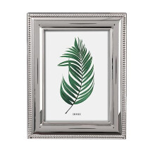 Tarnish Resistant Silver Plated Picture Frame - Bead Design for 6x4 Inch (15x10cm) Photo