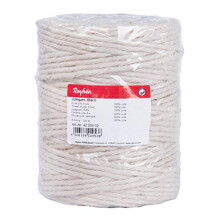 Filo di juta, 6 strati, 6mm rocchetto 120m, bianco