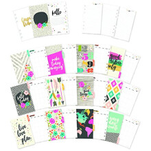 7989 Carpe Diem Good Vibes Double-Sided Personal Planner Inserts, Multi-Colour, 21.08 x 10.92 x 0.68 cm