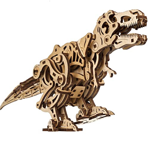 UGEARS Ξύλινα 3D Παζλ για Ενήλικες - Μοντέλο Τυραννόσαυρου για Ενήλικες