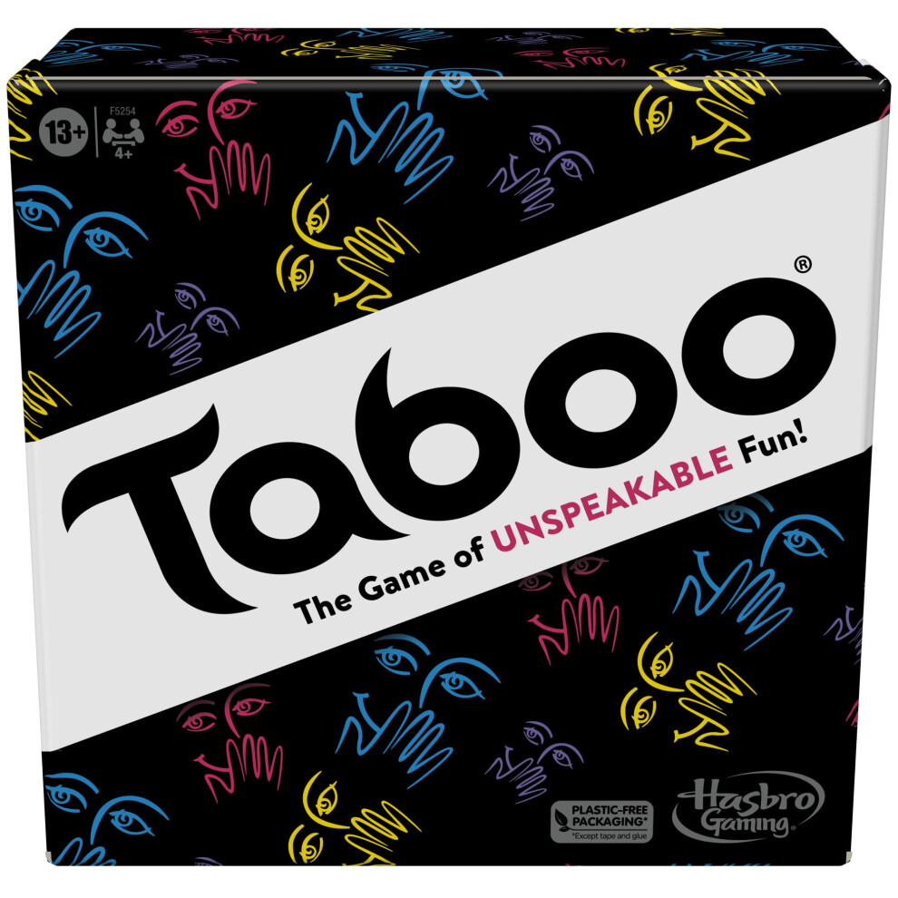 Taboo Classic Game, Party Word Guessing Game for Adults and Teens, Board Game for 4+ Players Ages 13 and Up