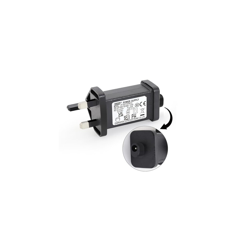 Cubeplug String Lights Indoor-Outdoor Power Adapter For Czjutai Jt-Dc31v6w /4.5W /3.6W/1.35W -Ip20 Christmas Lighting (Fully Compatible Also To 32V And 29V