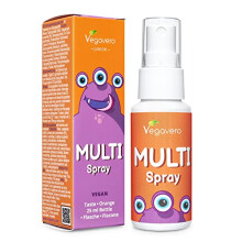 Multivitamin for Kids Spray | No Added Sugar | NO Additives | Natural Orange Flavour | Children's Multivitamin Liquid with Vitamin C, D3, E, K2 &