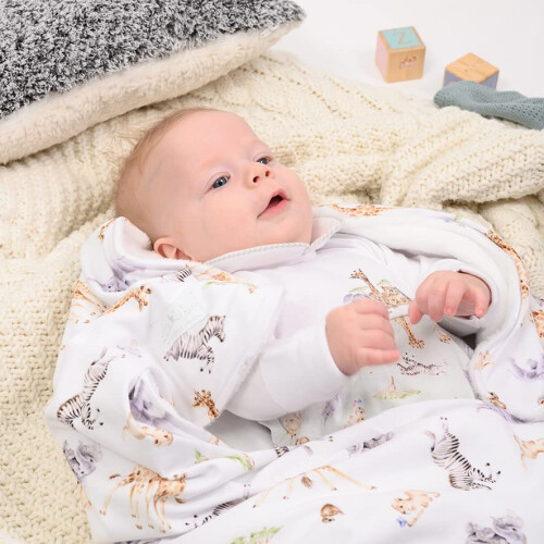 Wrendale Wrendale Designs Little Savannah Baby Blanket 2