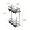 - Pull out bottle rack with soft closeTitaneMax, Side Mount, Soft Closing, Module 200 mm, Steel, Anthracite Grey 3