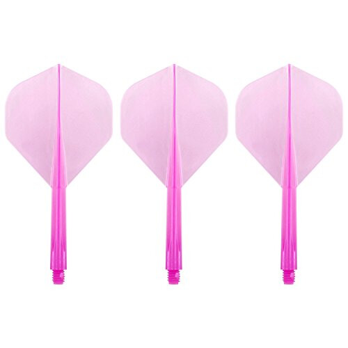 Zero Stress Flight System - Standard Clear Pink - Dart Flights Medium