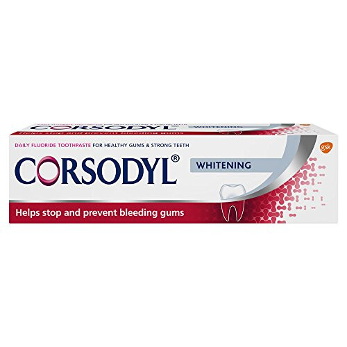 Corsodyl WHITENING Toothpaste with Fluoride 75ml