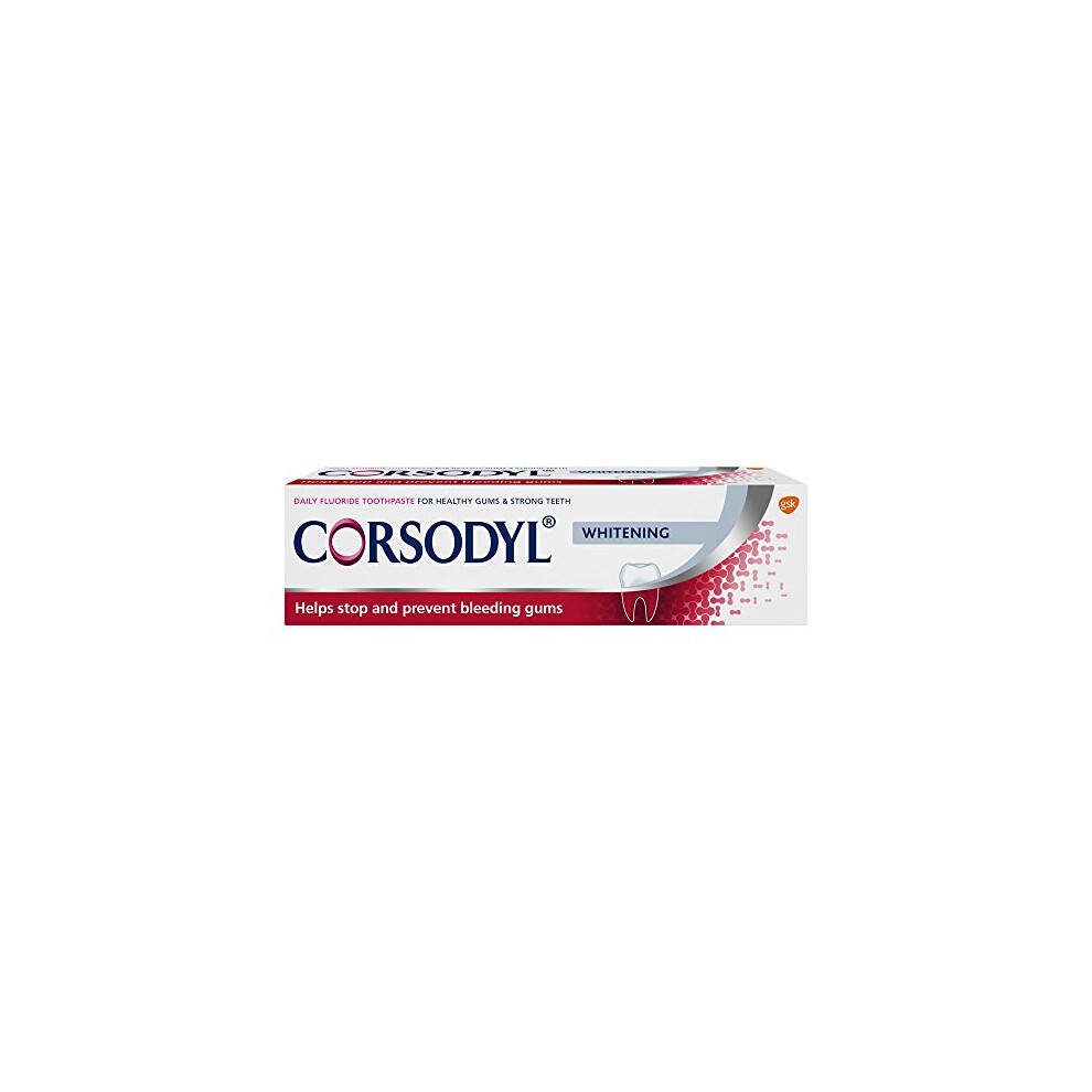 Corsodyl Whitening Toothpaste With Fluoride 75Ml